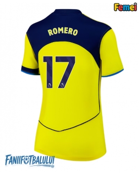 Tottenham Hotspur Cristian Romero #17 Tricou Fotbal Replică 2025-26 Femei Treilea